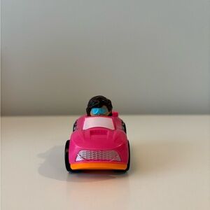 Little People- Wheelie Toy Convertible Car with Driver